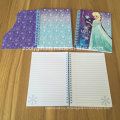 Glitter Design Die-Cut Card Cover A5 School Exercise Notebooks